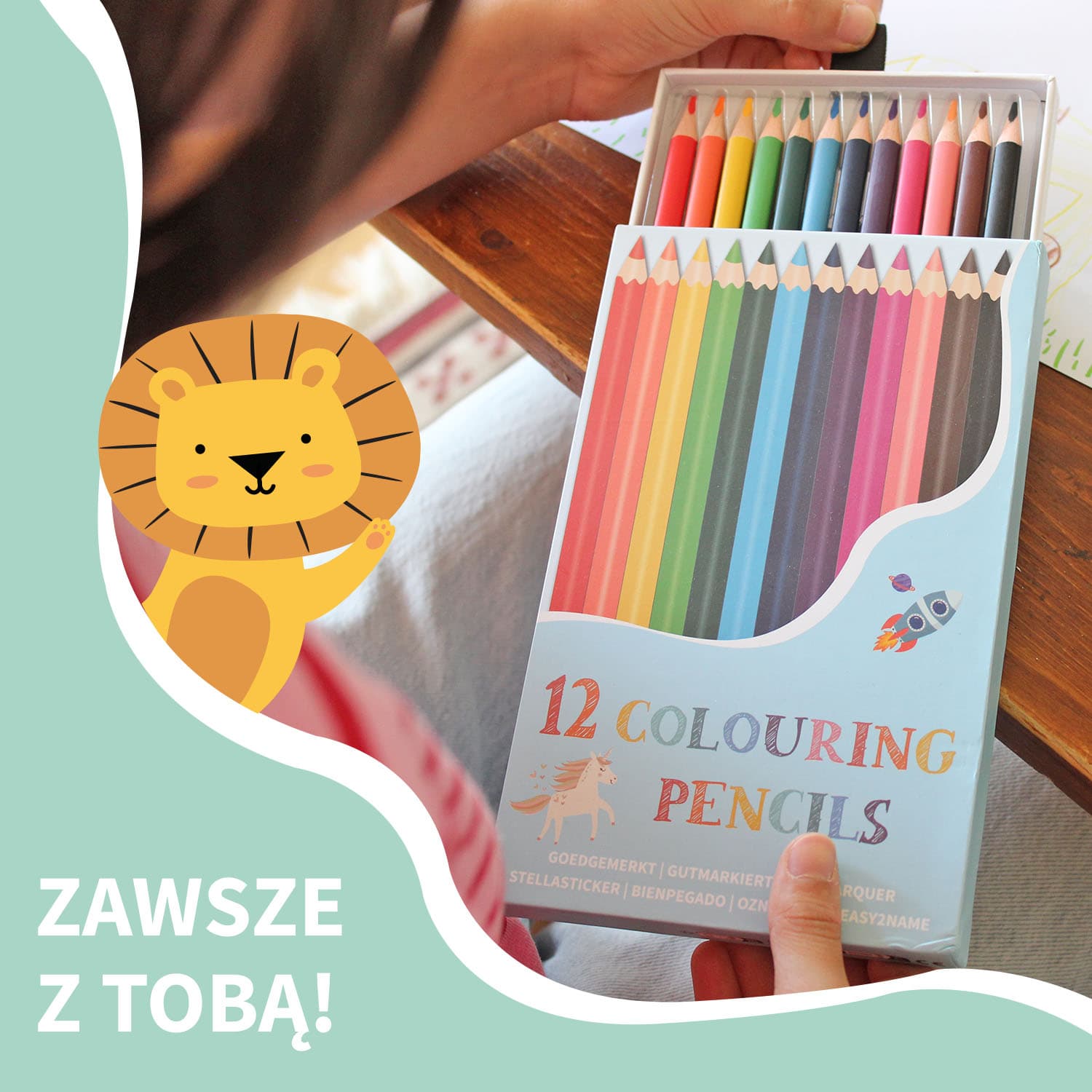 Personalizowane kredki