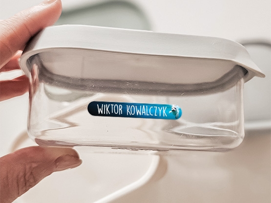 Mini naklejki imienne świat