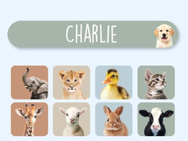 Mini naklejki imienne świat