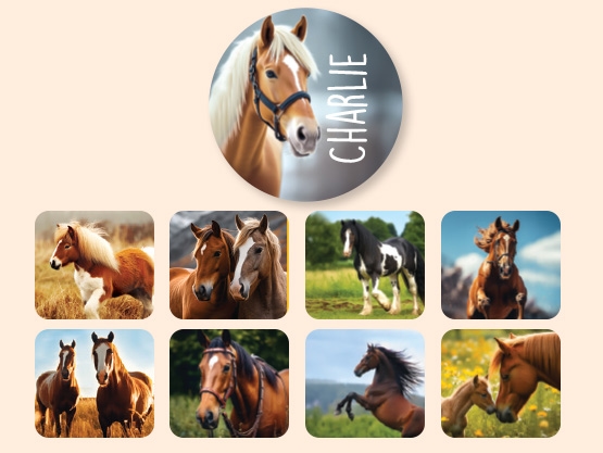 Okrągłe naklejki imienne świat