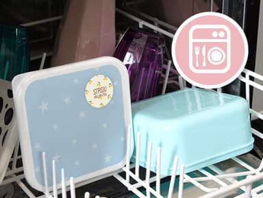 Okrągłe naklejki imienne design