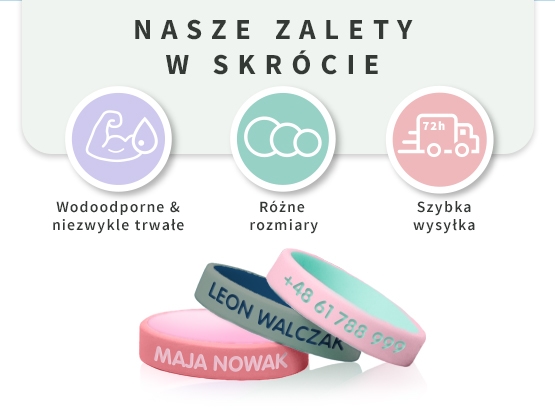 Opaska niezgubka SOS – dwukolorowa