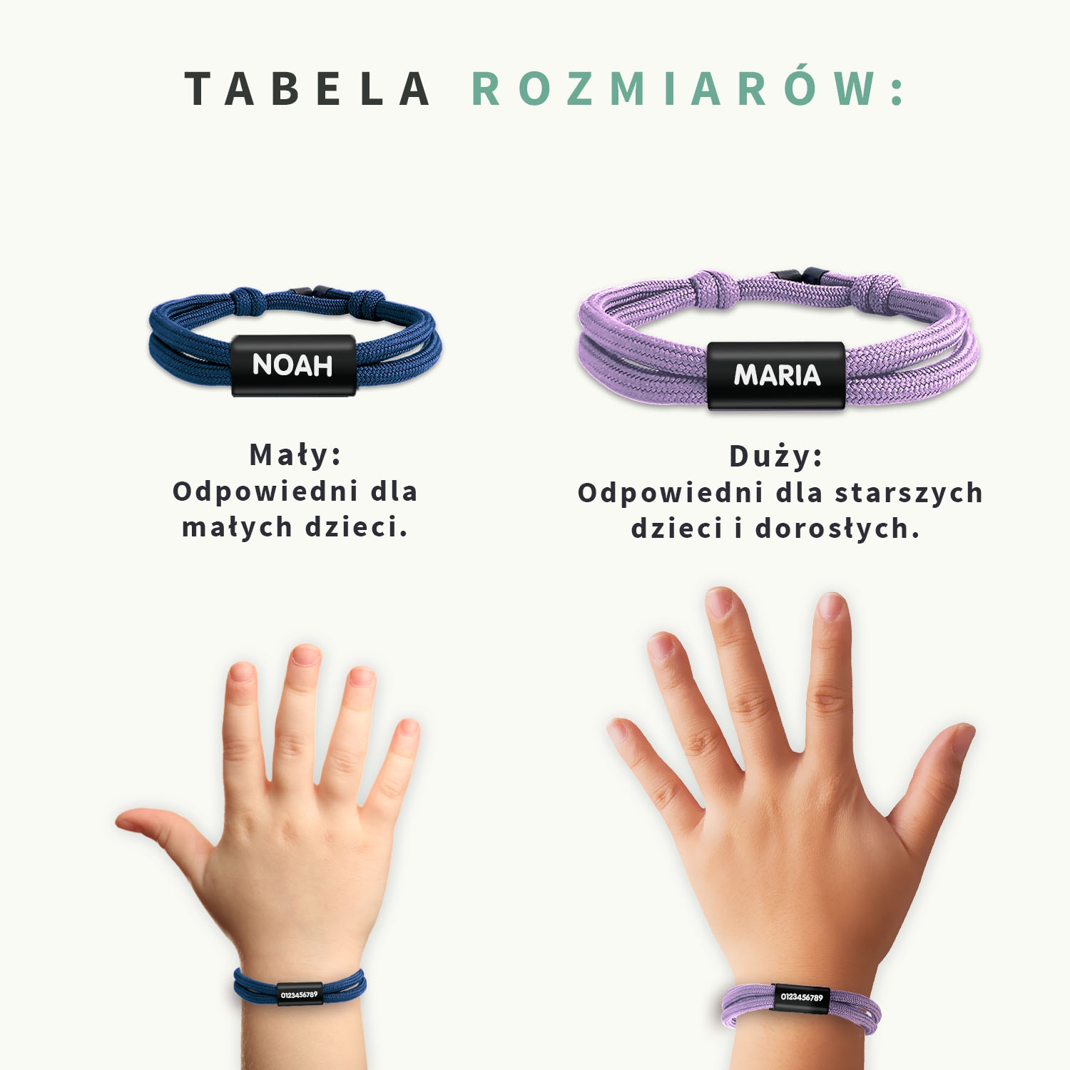 Luksusowa bransoletka z imieniem