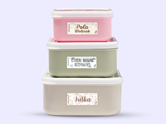 Małe naklejki imienne Jollein