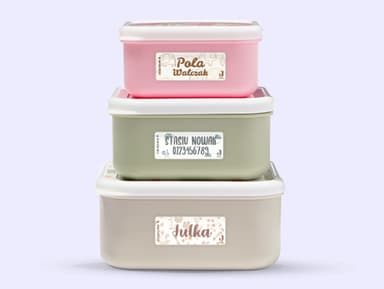 Małe naklejki imienne Jollein