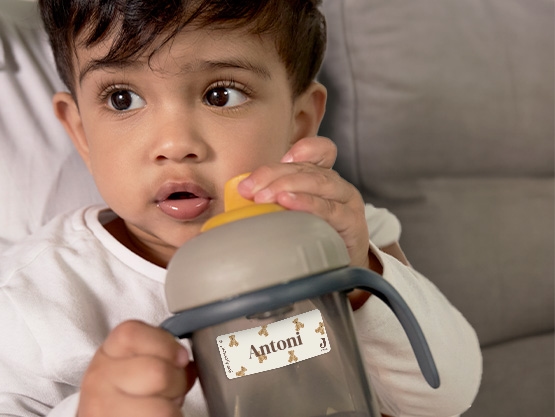Małe naklejki imienne Jollein