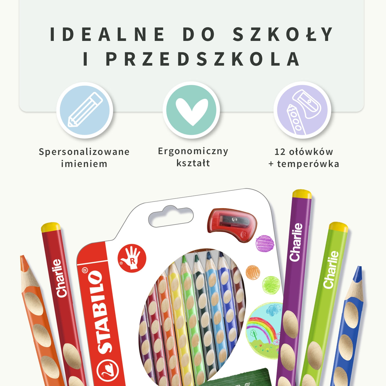 Personalizowane kredki STABILO