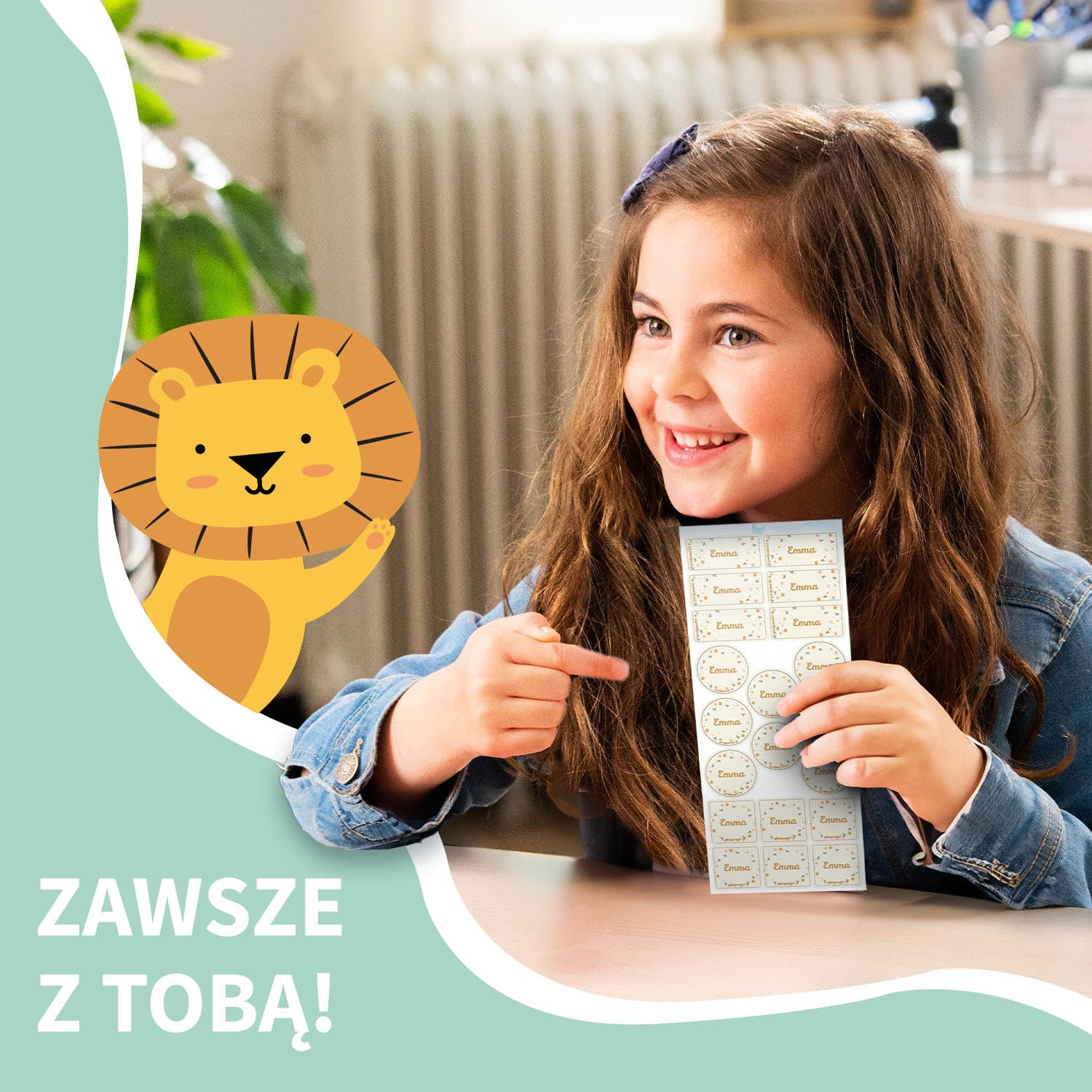 Zestaw naklejek na odzież design