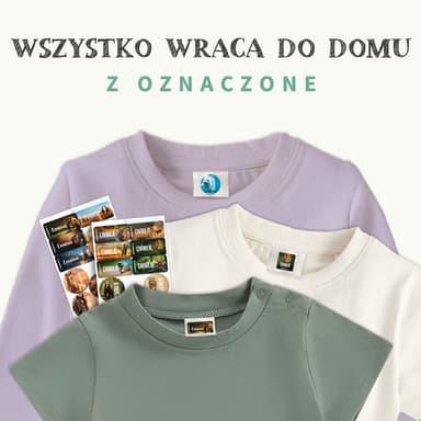 Zestaw naklejek na odzież świat