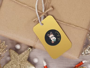 Personalizowane naklejki świąteczne