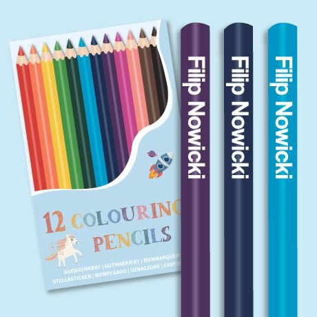 Personalizowane kredki Oznaczone