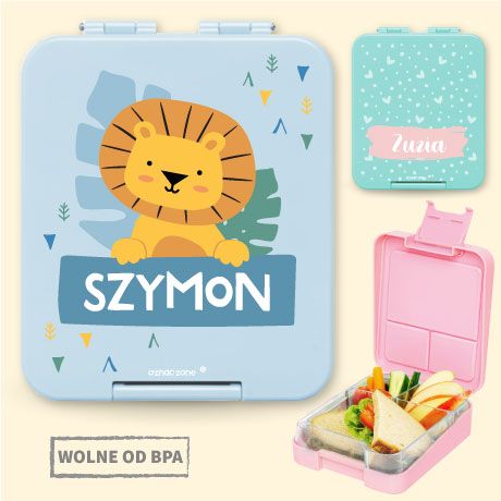 Personalizowany lunchbox z imieniem