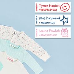 Naprasowanki imienne na ubrania